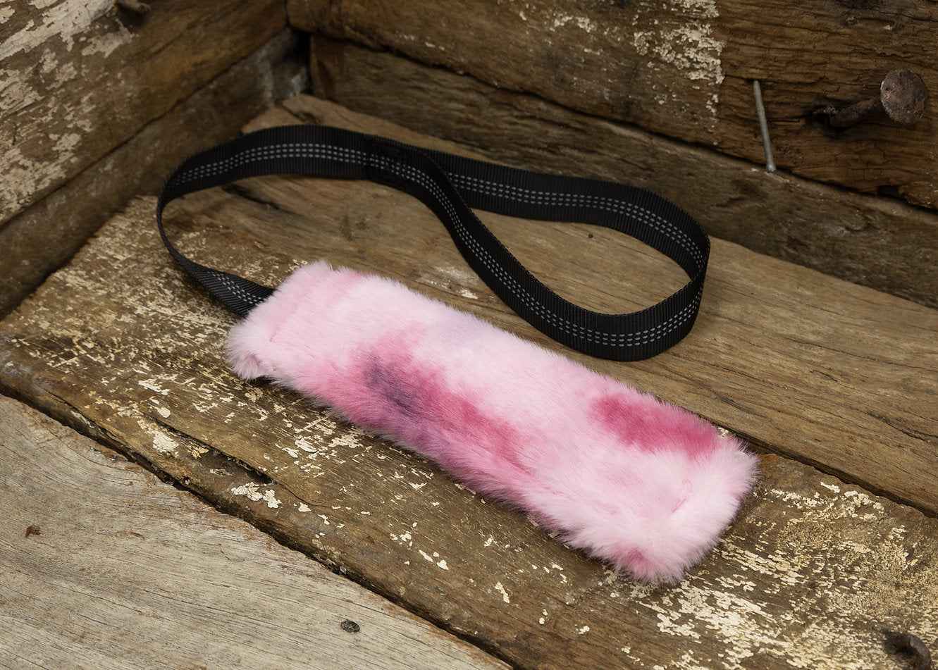 Nextgen Fluffy Tug - Pink Fur - Nextgen Dog Collars