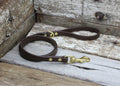 Leatherite Lead 5/8" 16mm Brown