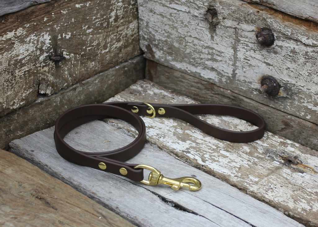Leatherite Lead 5/8" 16mm Brown