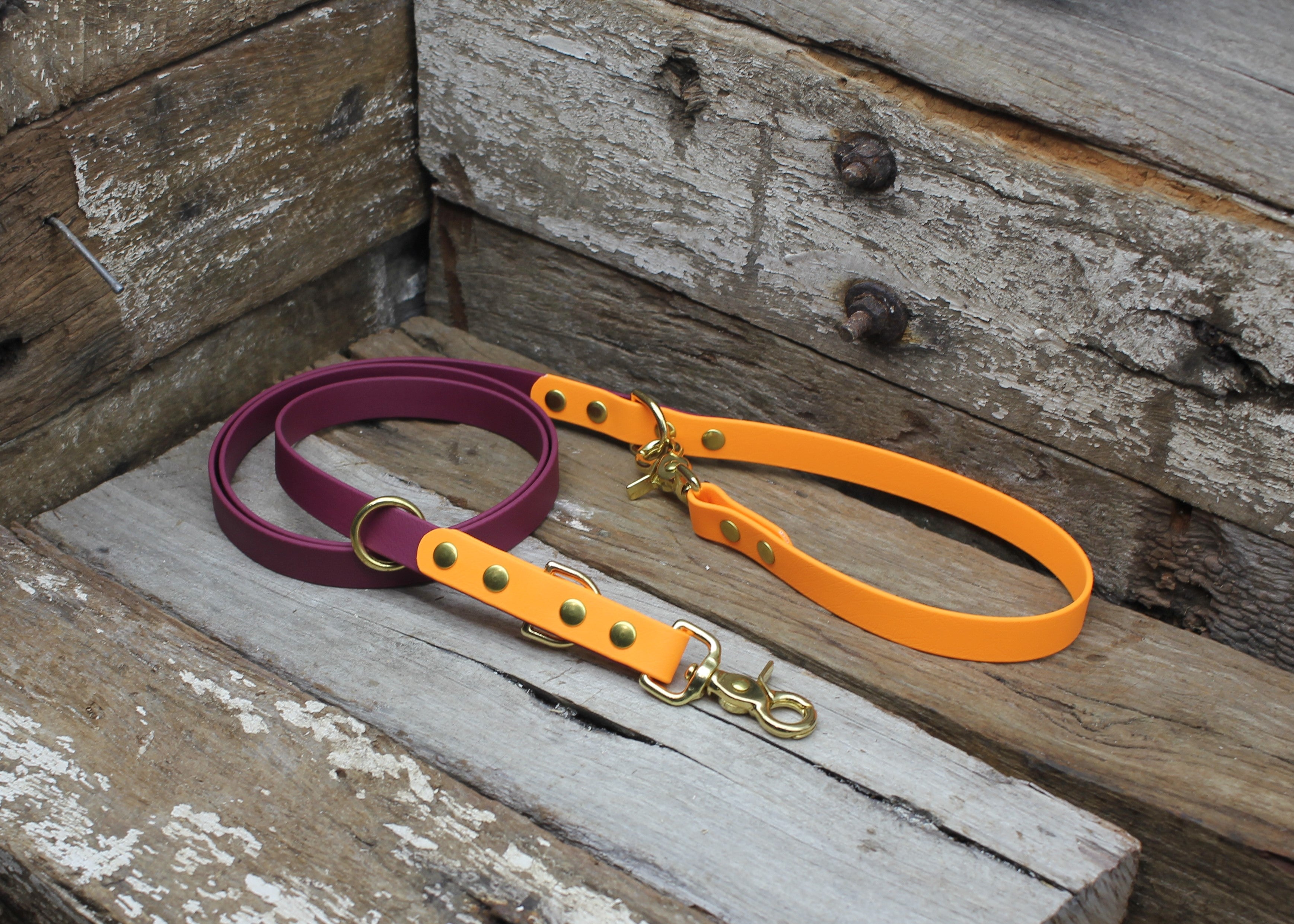 Biothane Two Tone Tactical Dog Lead 3/4" 19mm