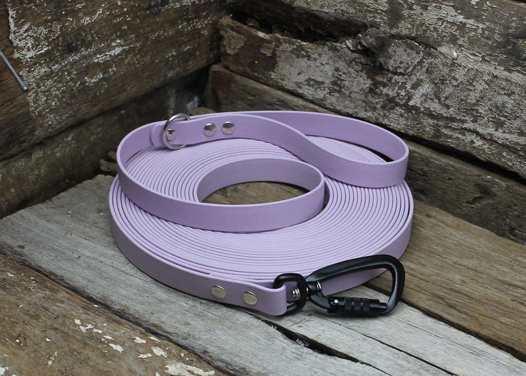 Biothane Long Line Dog Lead 3/4" 19mm Waterproof 3m 4m 5m 6m 8m 10m 12m