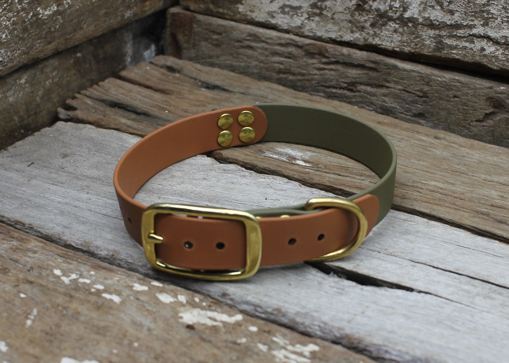 Biothane Collar Two Tone 1" 25mm