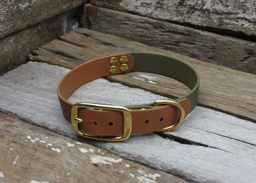 Biothane Collar Two Tone 1" 25mm
