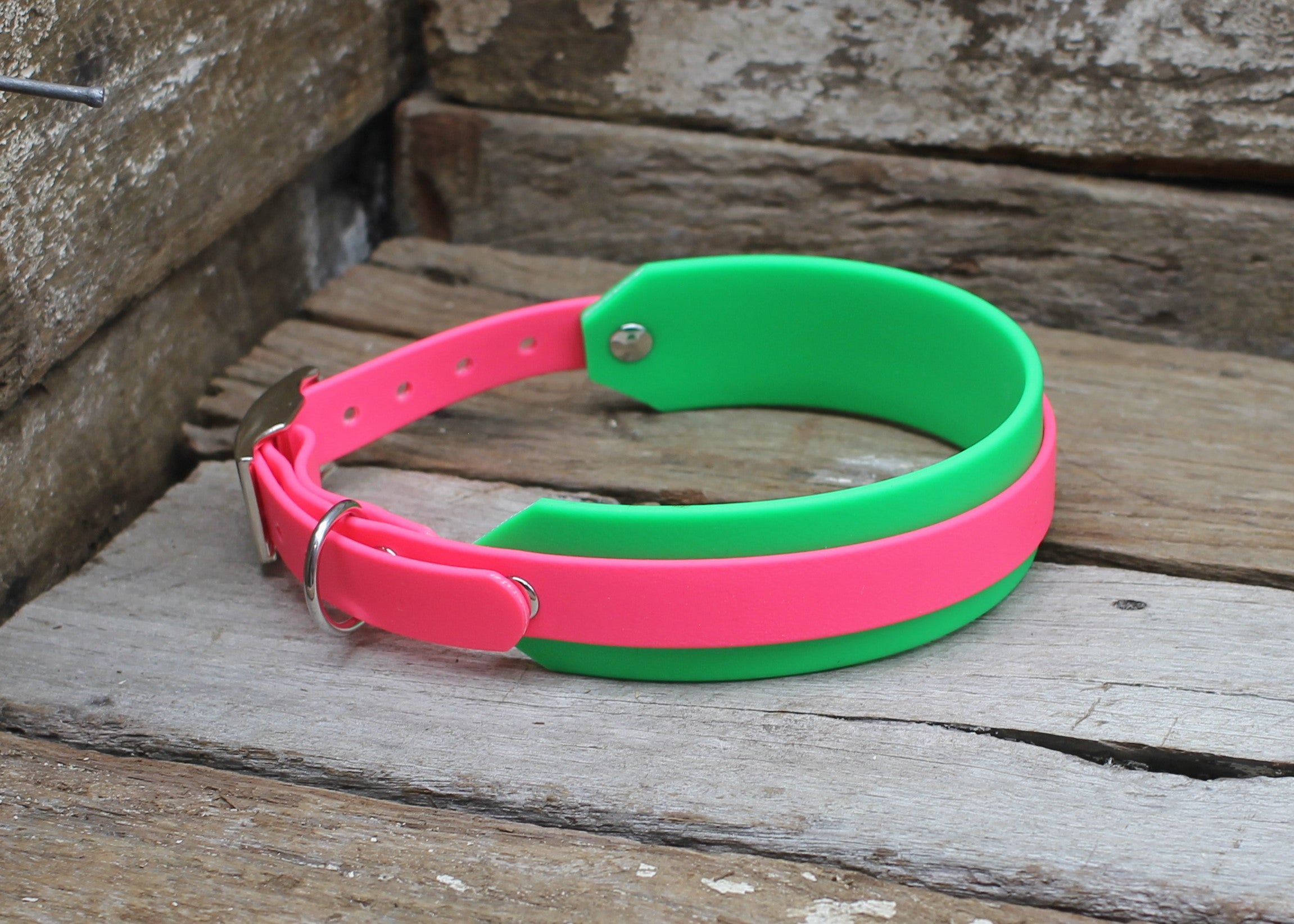 Biothane Collar Dual Layer 3/4" + 1-1/2"