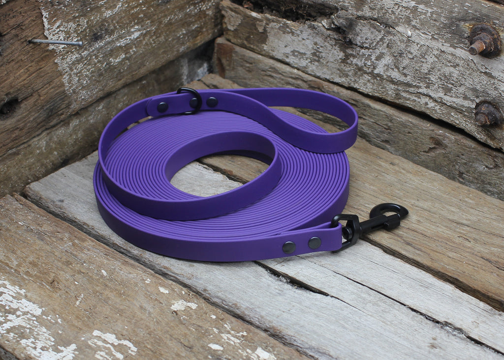 Biothane Long Line Dog Lead 3/4" 19mm Waterproof 3m 4m 5m 6m 8m 10m 12m