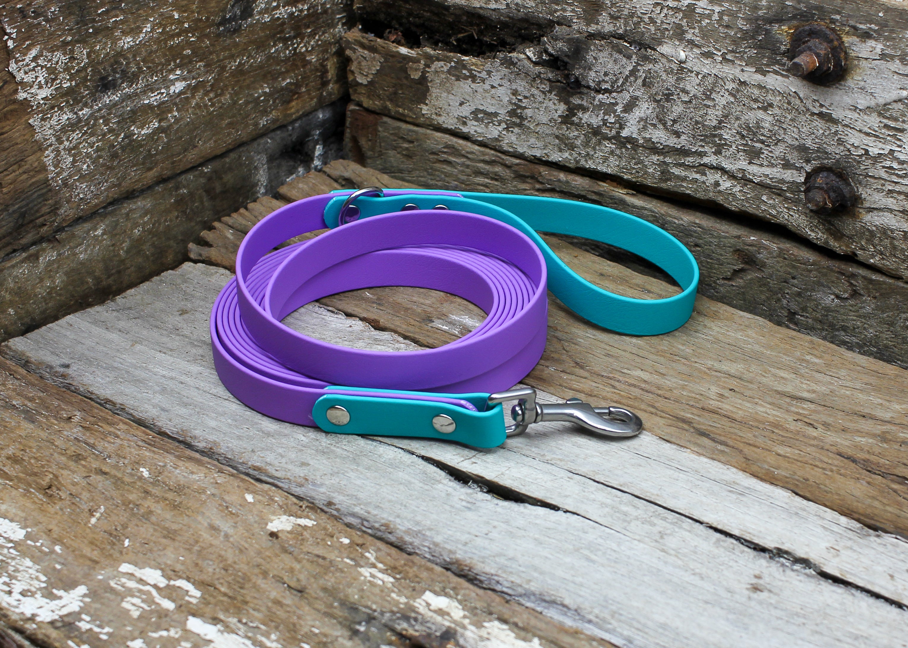 Biothane Long Line Two Tone 3/4" 19mm Waterproof 3m 4m 5m 6m 8m 10m 12m