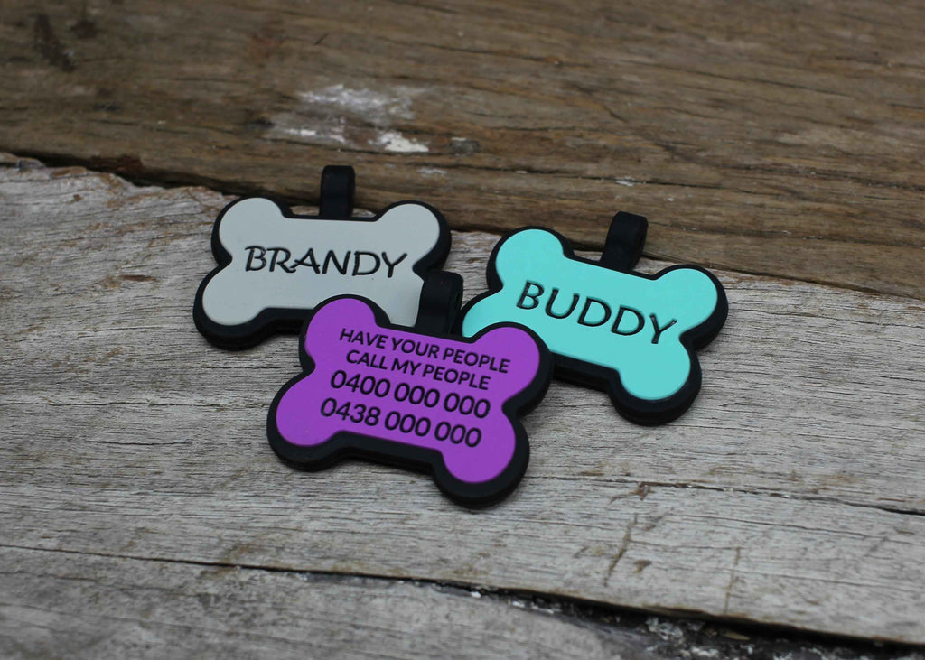 Nextgen Silent Dog Tag - Bone