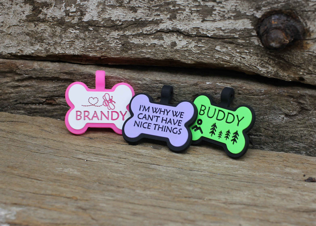 Nextgen Silent Dog Tag - Bone