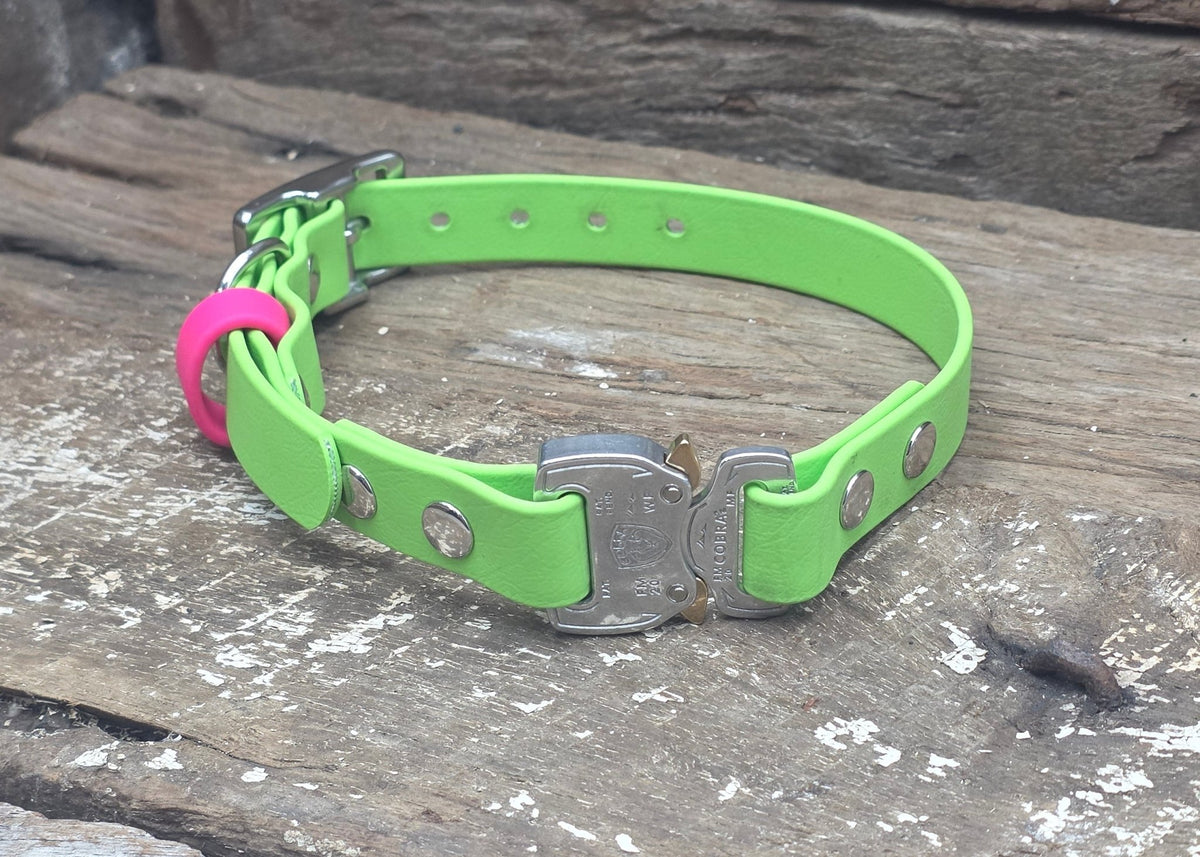 Biothane Quick Release Flat Collar 3/4" 19mm - Nextgen Dog Collars