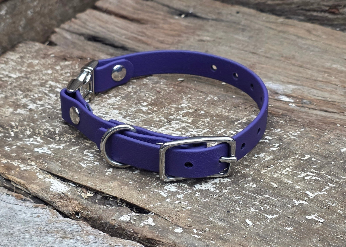 Biothane Quick Release Flat Collar 5/8" 16mm - Nextgen Dog Collars
