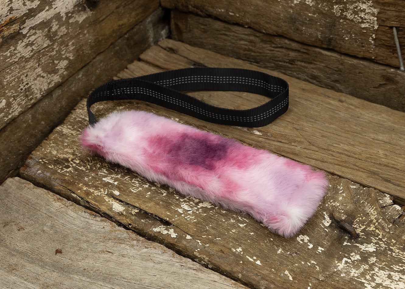 Nextgen Fluffy Tug - Pink Fur - Nextgen Dog Collars
