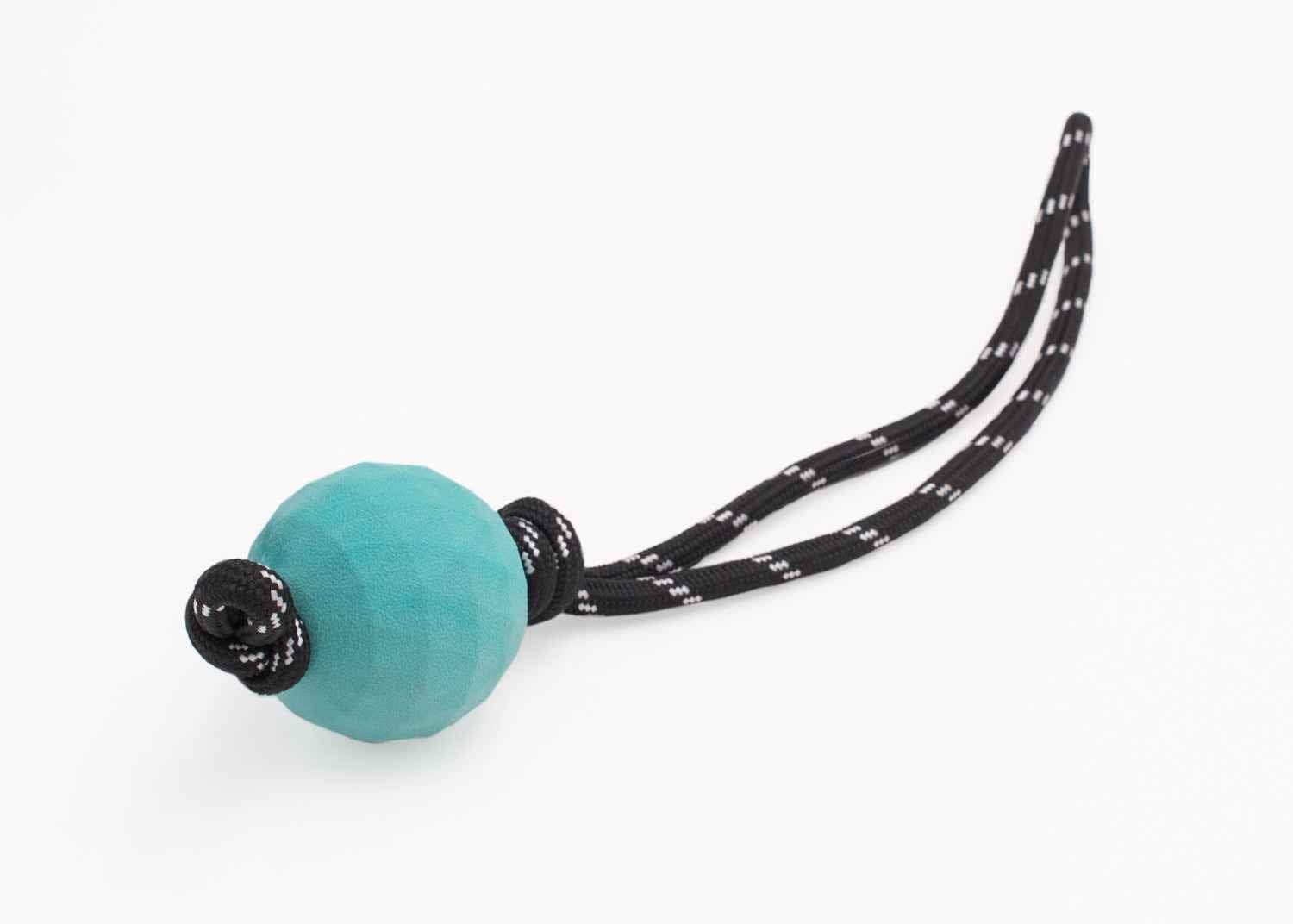 Zippy Paws ZippyTuff Waggle RopeTugz Babble Ball with Unpredictable Bounce - Nextgen Dog Collars